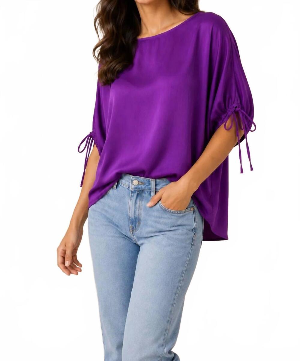 NEW NAKED ZEBRA grace top in violet